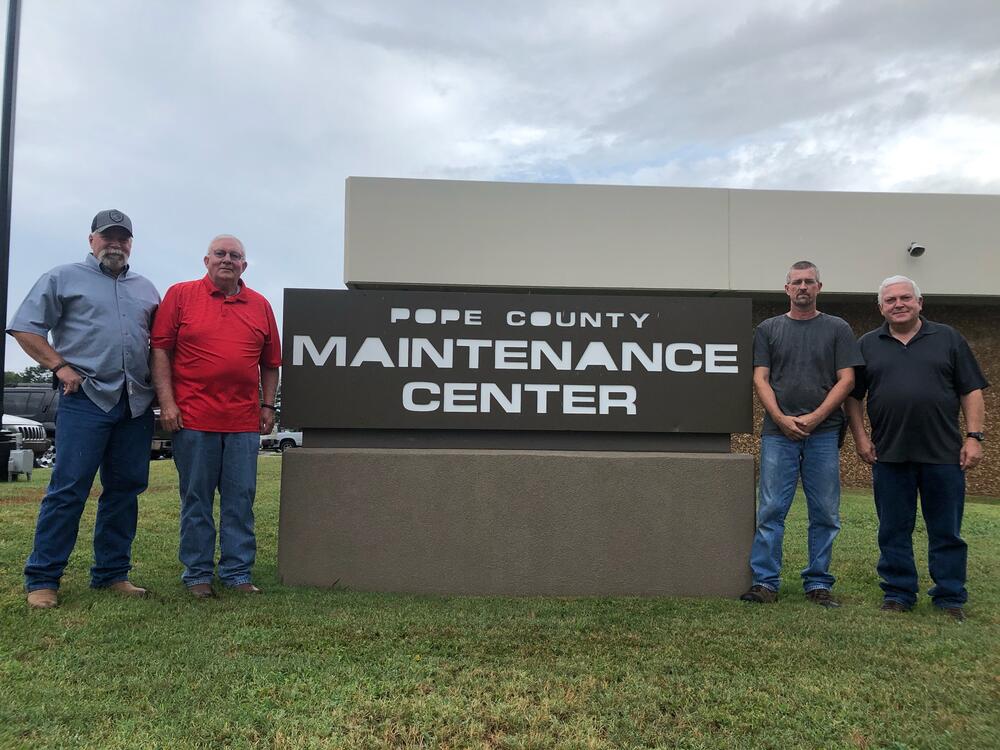 Sid Gray Purchasing Agent and Gary Simmons Road Foreman