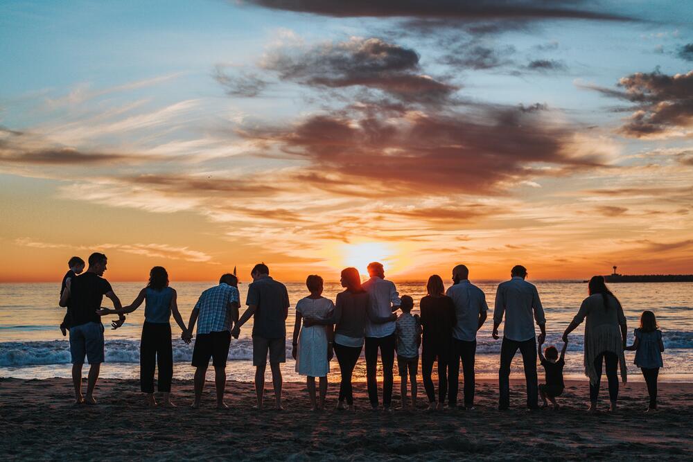 Happy Family on the Beach