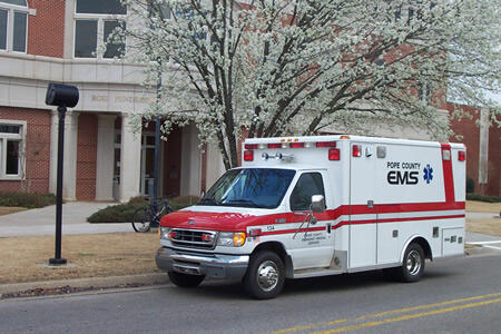 Pope County ambulance